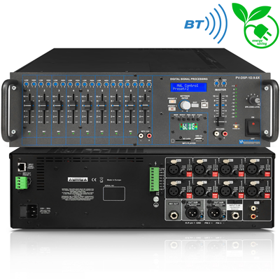 Analoge Automatikmixer mit Digital-Endverstärker & DSP